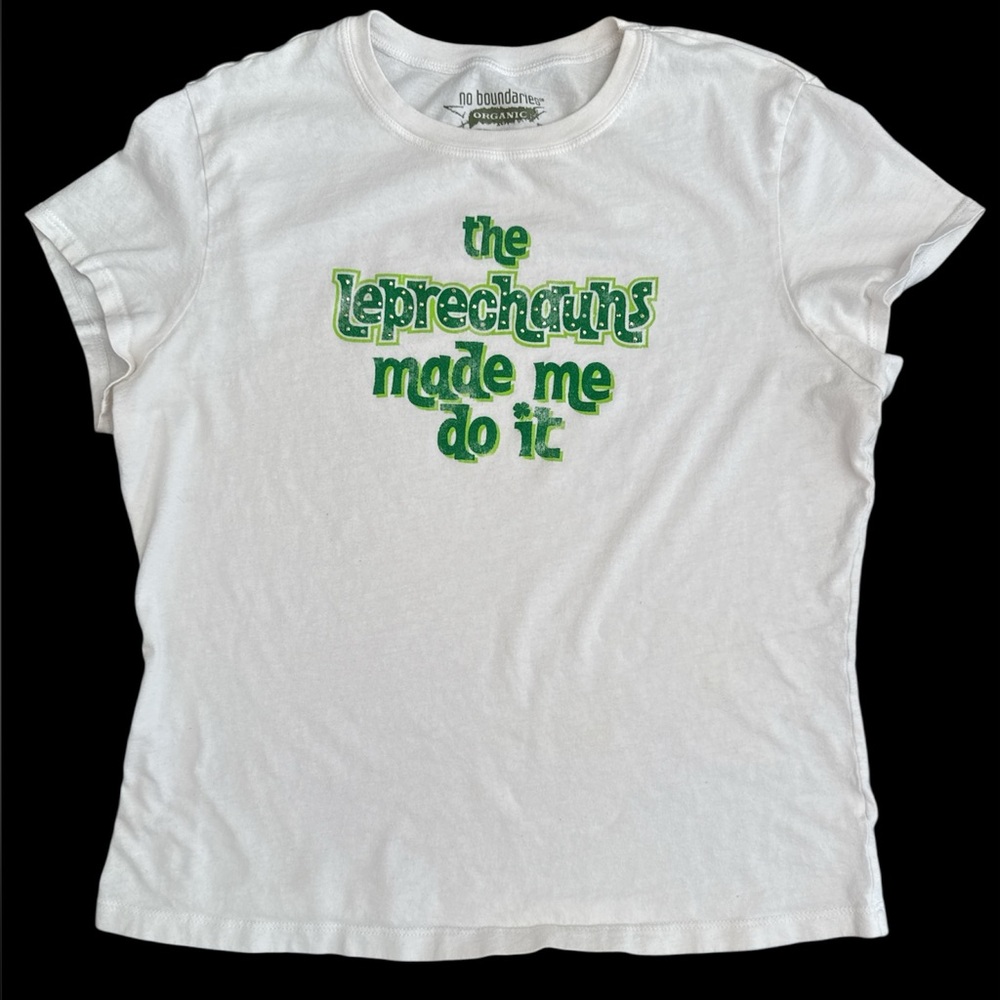 The Leprechauns Made Me Do It T-shirt Size XXL 19